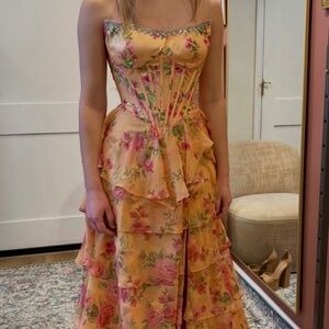 FLORAL PROM DRESS 💐